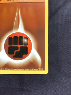 Pokemon Cards: Base Set Shadowless Common: Fighting Energy 97/102 - Image 4