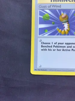 Pokemon Cards: Base Set Shadowless Common: Gust of Wind 93/102 - Image 5
