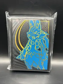 Pokemon Mega Evolutions ETB Card Sleeves 65ct. Lucario New Sealed - Image 1