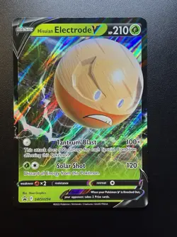 Hisuian Electrode V Black Star Promo SWSH294 Pokemon Jumbo English 2022 - Image 1