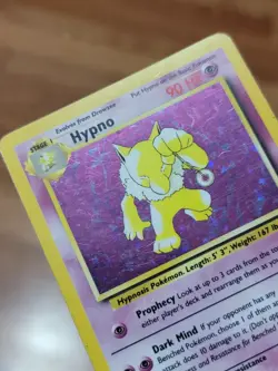 Hypno 8/62 Fossil Set Holo Rare Vintage WotC Pokemon Card PL - Image 3