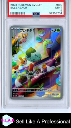 BULBASAUR POKEMON JAP SVG-VENUSAUR & CHARI & BLA SI4L DECK SET EX 2023 050 PSA 9 - Image 1