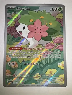 Shaymin 185/182 Sv10: Destined Rivals Holo Free Shipping Pokemon NM - Image 1
