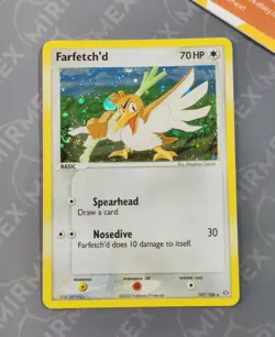 Pokemon Farfetch'd 107/106 Ex Emerald English Holo - Image 2