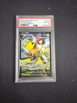PSA 10 GEM 2022 Pokemon Zeraora V Silver Tempest PSA 10 GEM - Image 1