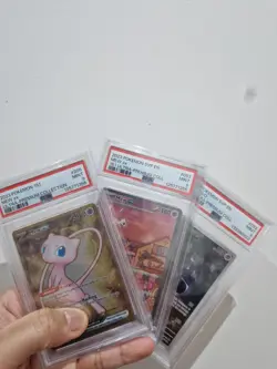 Pokemon TCG 151 UPC Promo Set Mew 053, Mewtwo 052, Metal Mew 205 - Image 1