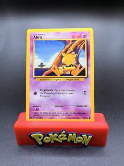 Pokemon TCG Abra Base Set 43/102 Regular Unlimited Common - NM/MINT - Image 1