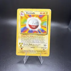 Pokemon: Electrode #21/102 Rare Base Set WOTC 1999 Non-holo Vintage - Image 1