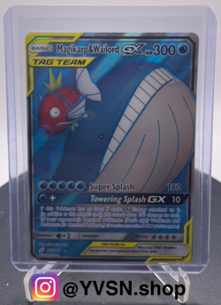 Pokemon Team Up Tag Team Magikarp & Wailord GX 160/181 *see description* - Image 1