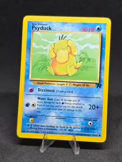 Pokemon TCG Psyduck 65/82 Team Rocket Vintage WoTC Common NM - Image 1