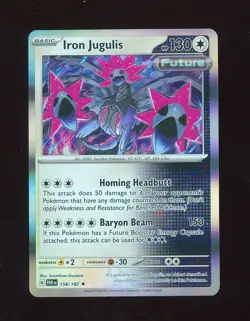 [NM] Holo Iron Jugulis Paradox Rift 158/182 Pokemon TCG - Image 1