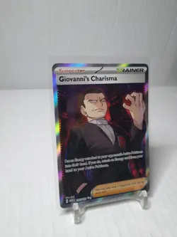 Pokemon TCG Giovanni's Charisma 197/165 Full Art SR 151 NM - Image 2