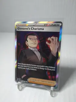 Pokemon TCG Giovanni's Charisma 197/165 Full Art SR 151 NM - Image 3