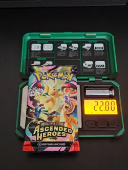 Pokemon TCG Mega Evolution Ascended Heroes Heavy 22.80g Sealed Booster Pack - Image 1