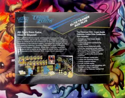 Pokemon Center Exclusive Crown Zenith ETB Elite Trainer Box Plus Sealed - MINT! - Image 2