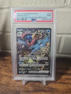 Pokemon TCG Greninja EX Black Star Promo Shrouded Fable SVP132 PSA 9 - Image 1