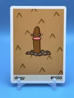 Diggy (Diglett) #50 - Gen 1 Pookiemoot Fan Art - Pokemon - Image 1