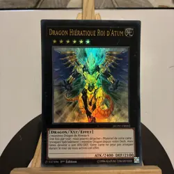 CARTE Yu Gi Oh DRAGON HIERATIQUE ROI D'ATUM DUPO-FR092 1ere edition - Image 2