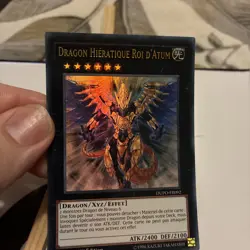 CARTE Yu Gi Oh DRAGON HIERATIQUE ROI D'ATUM DUPO-FR092 1ere edition - Image 3