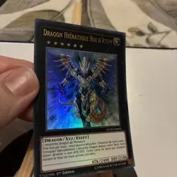 CARTE Yu Gi Oh DRAGON HIERATIQUE ROI D'ATUM DUPO-FR092 1ere edition - Image 4