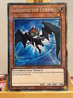 Sagenhafter Lurrie RA03-DE003 Platinum Secret Rare Deutsch NM YUGIOH - Image 1