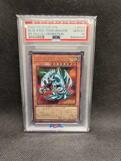 Yu-Gi-Oh! GUC1-JP001 25th Blue-Eyes Toon Dragon Secret Rare Promo Japan PSA 10 - Image 1
