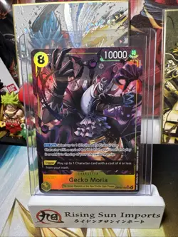One Piece TCG GECKO MORIA #OP14-104 SR Alt Art ~ The Azure Sea's Seven - Image 1