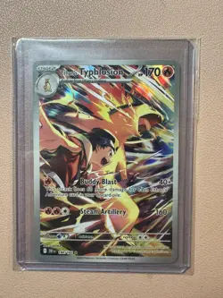 Pokemon TCG Ethan's Typhlosion Destined Rivals Illustration Rare Card 190/182 - Image 1