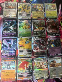 Pokemon 16 Card Lot nm V Max Mega Amazing Ex HOLO Rare Hits Only F46 - Image 1