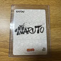 Sasuke Uchiha NRSA01-PU-005L4 Stamped Naruto Kayou Card Heavens Scroll Series 1 - Image 2