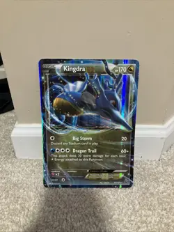 Pokemon KINGDRA EX JUMBO Card 73/124 XY PROMO Ultra Rare - Image 1
