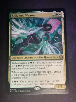 MTG * Silk, Web Weaver Spider-Man * 1X * NM - Image 1