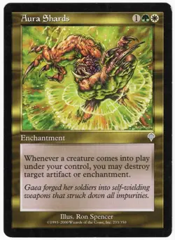 Aura Shards 2000 Invasion Multi-Color Uncommon Enchantment MTG NM AZ5 - Image 1