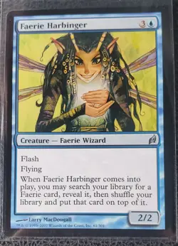 MTG Magic The Gathering- Faerie Harbinger Lorwyn Regular - Image 1