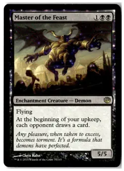 MTG Master of the Feast - Journey Into Nyx Moderately Played English - Image 1