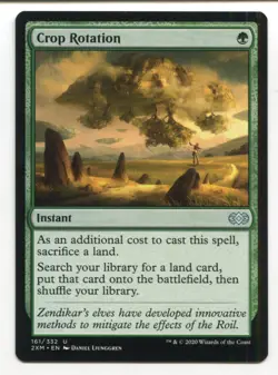 Magic The Gathering MTG Double Masters Card #161 Crop Rotation - Image 1