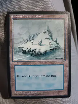 Snow-Covered Island - Ice Age (ICE) - #348 - Magic: The Gathering - MTG - LP - Image 1