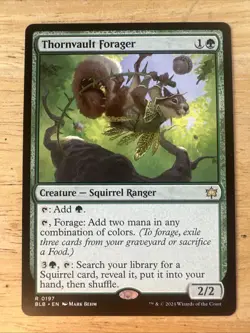 Thornvault Forager (197) Bloomburrow BLB MTG Magic - Image 1