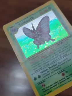 Pokemon Jungle Venomoth 13/64 Holo Rare MP!! WOTC - Image 2
