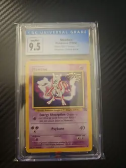 1999 Pokemon Wizards Black Star Promos Mewtwo #3 CGC 9.5 - Image 1