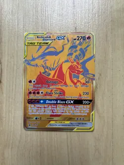 Pokemon TCG - Reshiram & Charizard GX SM247 - Sun Moon Promos Tag Team Alt - N/M - Image 1