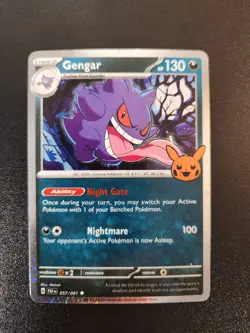 Pokemon TCG Gengar 057/091 Trick or Trade 2024 Cosmos Holo A2 - Image 1