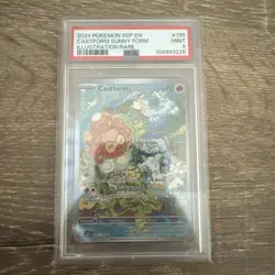 Castform Sunny Form 195/191 PSA 9 Surging Sparks Illustration Rare Pokemon TCG - Image 1