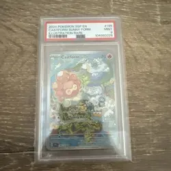 Castform Sunny Form 195/191 PSA 9 Surging Sparks Illustration Rare Pokemon TCG - Image 2