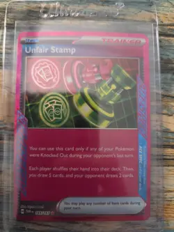 Unfair Stamp 165/167 Twilight Masquerade TWM -Near Mint- Pokemon TCG - Image 1