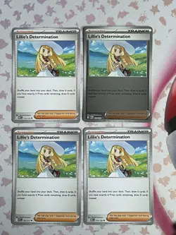 Pokemon TCG - Lillie’s Determination Playset X4 - 119/132 Mega Evolution 192/132 - Image 1