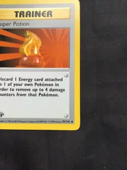 Pokemon Cards: Base Set 1st Edition Uncommon: Super Potion 90/102 - Image 4