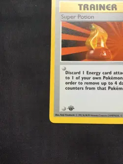 Pokemon Cards: Base Set 1st Edition Uncommon: Super Potion 90/102 - Image 5