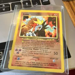 Pokemon Entei 34/53 Wotc Promo Reverse Holo Promo Basic 80HP English Card - Image 1