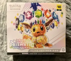 Pokemon TCG Scarlet & Violet Prismatic Evolutions Elite Trainer Box ETB SEALED - Image 1